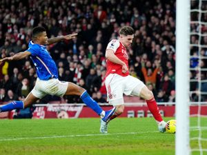 Supporting image for story: Double delight for Viktor Gyokeres as Arsenal take step towards title