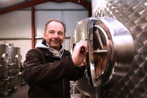 Owner Clive Vickers at Halfpenny Green Wine Estate