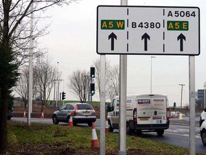 Supporting image for story: Shrewsbury drivers warn of new A5 traffic island chaos