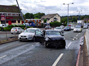Supporting image for story: Suspected stolen car in Great Barr smash