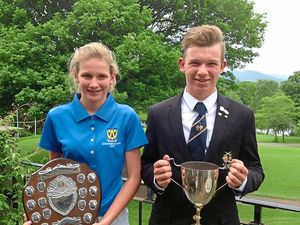 Supporting image for story: Shropshire's Emily Price and Will Enefer net the individual spoils at Arscott