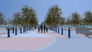 An artist's impression of the Urban village project in High Street, Bilston