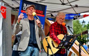 Performing are The Blue Granits who are Billy Spakemon and Tom Stanton
