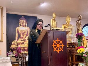Supporting image for story: Wolverhampton Buddhists hold memorial to honour influential thinker