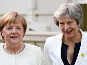 Supporting image for story: May to meet Merkel and Macron for last-minute Brexit talks on eve of key summit
