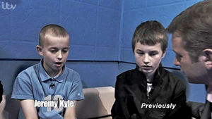 Danny and Ricky when they appeared on The Jeremy Kyle Show back in 2005