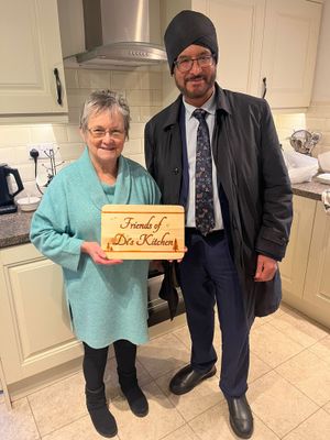 Warinder Juss MP, Member of Parliament for Wolverhampton West, and Jan Kellond, Chairperson of Friends of Di’s Kitchen said; 
