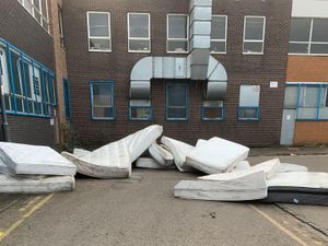 Supporting image for story: Fly-tippers dump more than 14 mattresses on Willenhall road