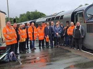 Supporting image for story: Telford Steam Railway hosts 250 passengers on restored Growler locomotive