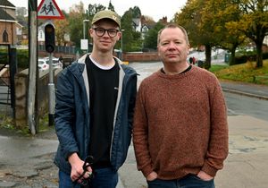 .Joe Calloway and dad Andy.