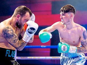 Supporting image for story: Walsall's Liam Morris goes down swinging in first televised bout