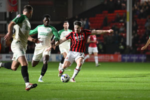 Action from Walsall's clash with Cambridge (Owen Russell)