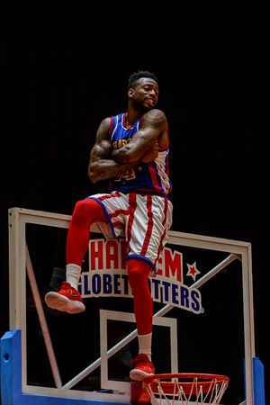 The Harlem Globetrotters in Birmingham. Credit: Chris Bowley