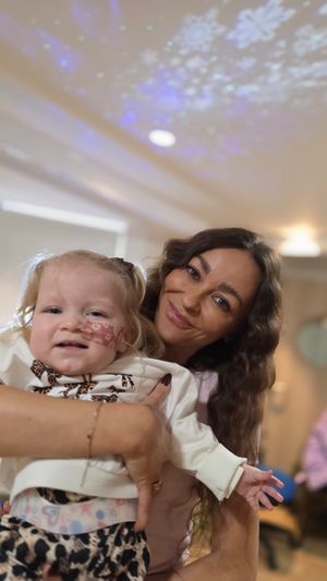 Luba Mushtuk took time out from dancing to tour Acorns Children's Hospice to see its vital care for children and families. 