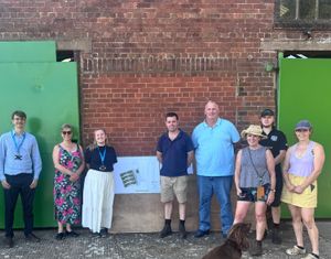 Reform Councillors visited Manor Farm to speak with its owner about the plans.