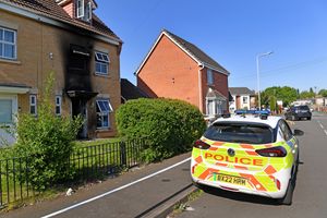 Investigators could be seen carrying out inquiries around the area following both fires
