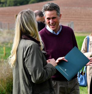 Gavin Williamson MP was one of the guests at the launch of the new Bradford Walk woodland path off Mill Lane, Shifnal.