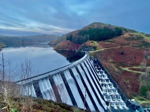Supporting image for story: Photo shows still a lot of water in River Severn as Shropshire flooding recedes