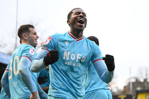 Daniel Kanu scored his seventh goal of the season for Walsall.