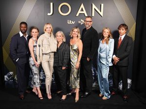 Supporting image for story: Actress Sophie Turner joined by jewel thief Joan Hannington at ITV drama launch