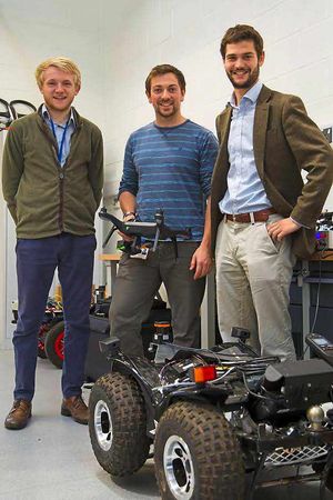 One of the robots ready for field work