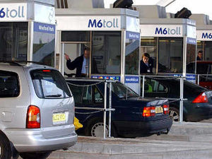 Supporting image for story: M6 Toll useage dips