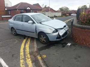 Another of the cars involved in the crash. Pic: @BilstonFire