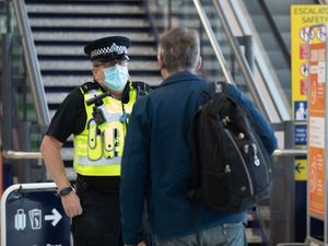 Supporting image for story: Airport police checking if passengers’ journeys are essential