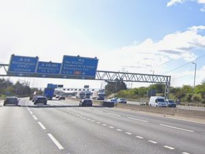 Supporting image for story: Seven cars damaged in M6 collision