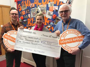 Supporting image for story: Company makes £2,500 donation to children's hospice