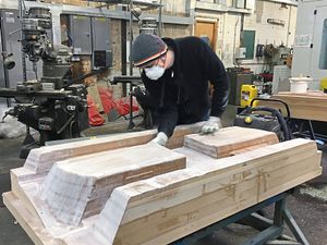 Supporting image for story: ECMS helps find apprentice for patternmaker