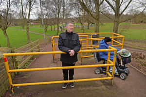 Bernard Curtis said one of the issues he had raised was about street lighting near the canal