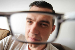 Hoping to enjoy one last Christmas before going blind, Stuart Winch, of Cleobury Mortimer.