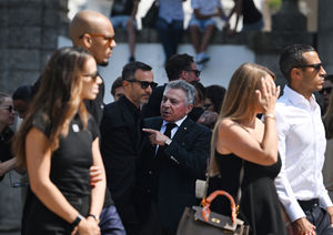 Agent Jorge Mendes at the funeral