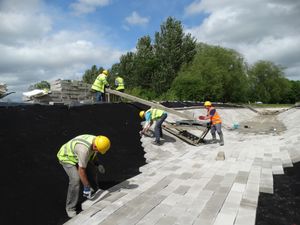 Supporting image for story: Volunteers cruising through canal restoration work