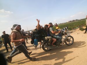 Supporting image for story: Human rights watchdog finds Hamas militants complicit in October 7 war crimes