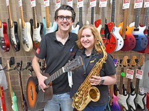 Supporting image for story: 'It’s the gift of music and passing it on' - We meet a musical couple who sell instruments and offer lessons at their shop in Pelsall