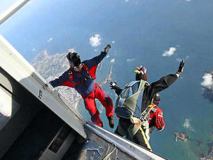 Supporting image for story: What it's like to... Jump out of a plane