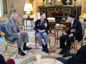 Supporting image for story: King and Queen hear moving recollections from D-Day veterans at Palace
