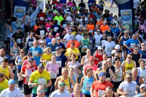 Runners on the course