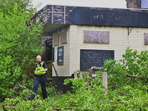 Supporting image for story: Watch: Fire crews and police attend suspected arson blaze at disused Dudley pub