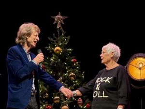 Supporting image for story: Dame Judi Dench fulfils her ‘dream’ of sharing the stage with Sir Mick Jagger