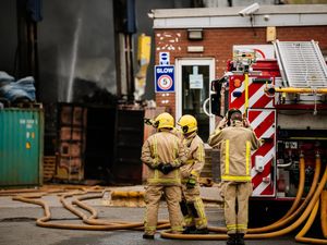 Supporting image for story: Telford fire: Residents urged to keep windows shut as rubbish still burning three days on