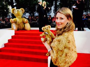Supporting image for story: Goodbye Christopher Robin: Shropshire Bear maker steals show at film premier