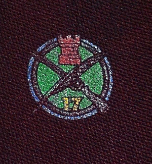 The design on a commemorative tie produced for police and journalists at the siege