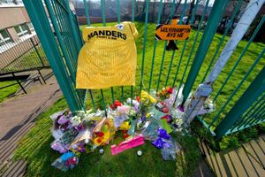 Tributes in Chadwick Close