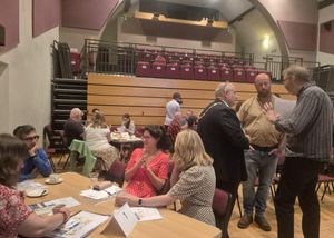 Businesses help launch “Make It Market Drayton” at packed event. Picture: Make It Market Drayton