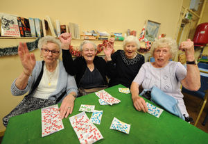 Doreen Saxon, Mary Weaver, Jean Potter, and Brenda Saunders