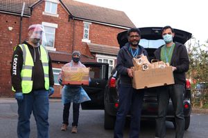 Volunteers from Wolverhampton TLC College