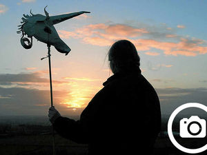 Supporting image for story: Homes plan protesters in Oswestry hill fort vigil